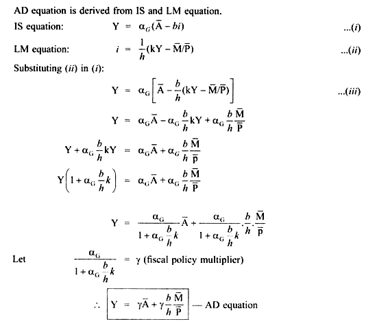 Derivation of AD Equation
