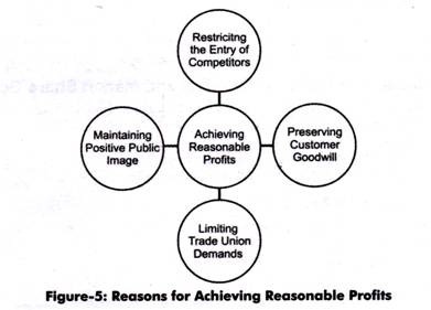 Reasons for Achieving Reasonable Profits