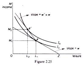 Income leisure constraint