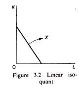 Linear isoquant
