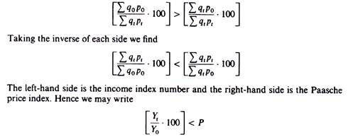 Paasche price index