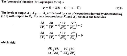 Composite Function of Lagrangian Forms