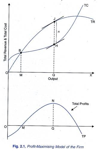 Profit-maximising model of the firm