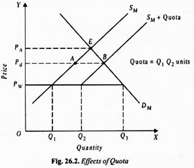 Effects of Quotas