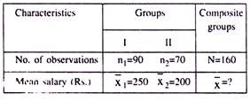 Calculation of the Composite Mean