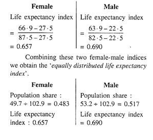 Calculating the Equally Distributed Life Index