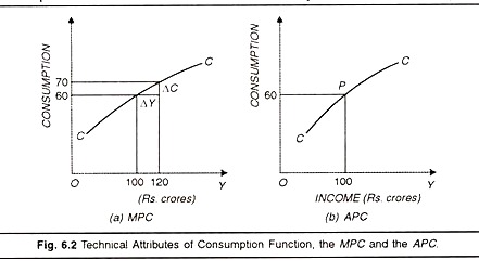 Technical Attributes of Consumption Function