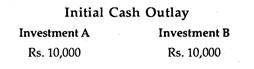 Initial Cash Outlay