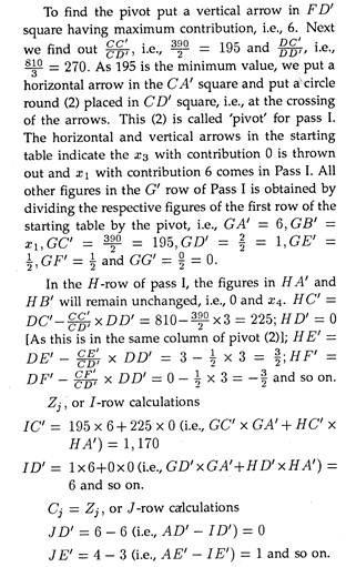 Pass I Calculations