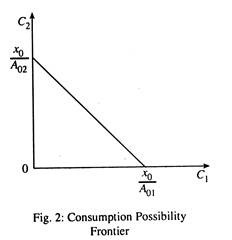 Consumption Possibility Frontier