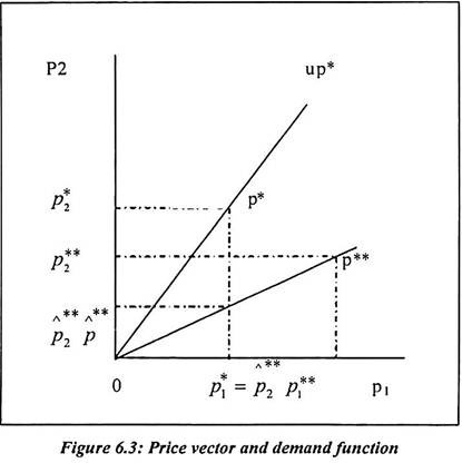Price Vector and Demand Function